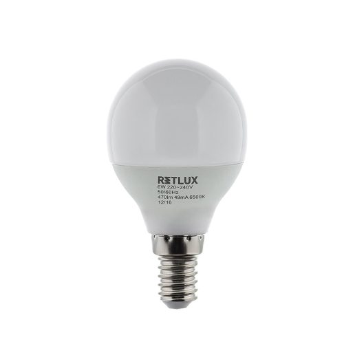 Retlux RLL 270 G45 E14 miniG 6W DL LED žarulja (dnevno svjetlo 6500K)