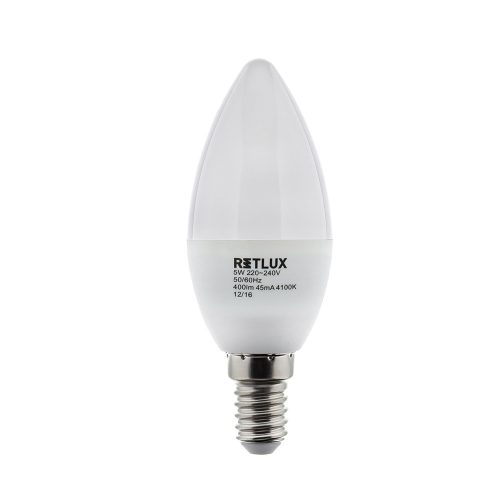 Retlux RLL 263 C35 E14 5W CW LED žarulja (hladno bijela 4100K)