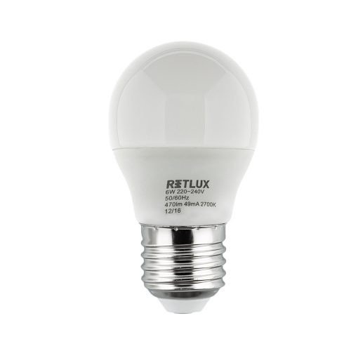 Retlux RLL 265 G45 E27 miniG 6W WW LED žarulja (topla bijela 2700K)