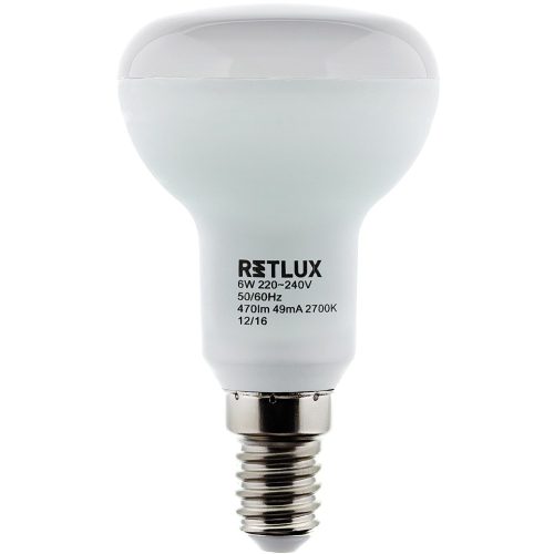 Retlux RLL 306 R50 E14 Spot 9W WW LED žarulja (topla bijela 2700K)