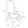 Fieldmann FDZN 5018 podesiva stolica 2 kom