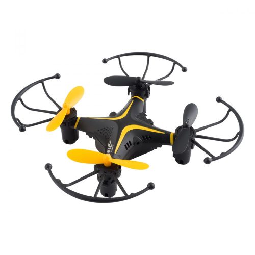 Quadcopter, dron, 10 cm, za napredne korisnike, domet 50 m, crno-žuti